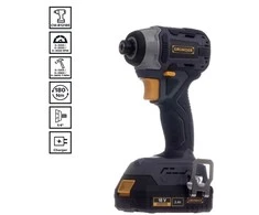 Grąžtas Carruzzo Įrankių rinkinys CD-B0A18 CW-B1218E 18 V BL 2 x 2 AH