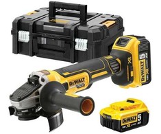 Akumuliatorinis kampinis šlifuoklis Dewalt DCG405P2-QW, 18 V