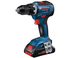 Akumuliatorinis suktuvas-gręžtuvas su akumuliatoriumi Bosch Professional GSR 18V-55 2x5Ah, GAL 18V-40, L, 18 V, 5 Ah
