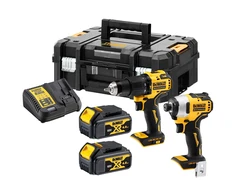Grąžtas Akumuliatorinių įrankių komplektas DeWALT DCK2062M2T 18V 2x4.0Ah