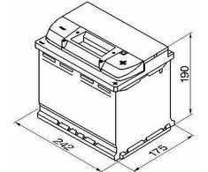 Akumuliatorius Bosch S4, 60 Ah, 540 A, 12 V