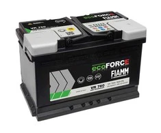 Akumulators Fiamm Ecoforce, 12 V, 70 Ah, 760 A