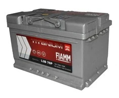 Akumulators Fiamm Titanium Pro L3B 75P, 12 V, 75 Ah, 730 A