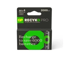 Įkraunami elementai GP RECYKO AA. 2000mAh. 4 vnt.