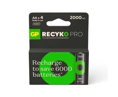 Įkraunami elementai GP RECYKO AA. 2000mAh. 4 vnt.