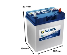 Akumulators Varta SLI A14, 12 V, 40 Ah, 330 A