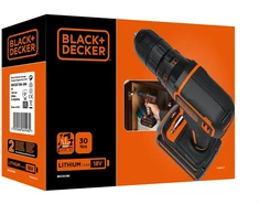 Black &amp; Decker Akumuliatorinis gręžtuvas su baterija Juodas &amp; Decker BDCDC18-QW, 18 V, 1,5 Ah