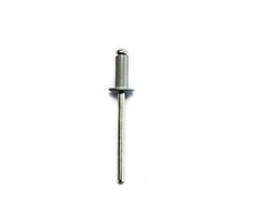 Alumīnija kniedes ar pusapaļu galvu Haushalt RAL7040, 4 mm x 10 mm, 50 gab.