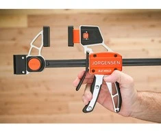 Aliuminio spaustuvas MEDIUM DUTY su jėgos matuokliu 600 mm, Pony Jorgensen