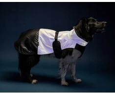Ami Play Amiplay JACKET FOR DOGS FLUO Juodas. Baltas 35