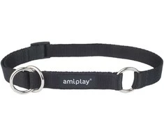 Ami Play Šuns antkaklis AMIPLAY BASIC, juodas, 350–500 mm, 20 mm