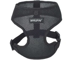 Ami Play Šuns petnešos AMIPLAY AIR, juodos, S