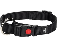 Flamingo DOG COLLAR ZIGGI Juodas 40-55CM 20MM