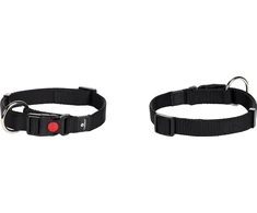 Flamingo DOG COLLAR ZIGGI Juodas 40-55CM 20MM