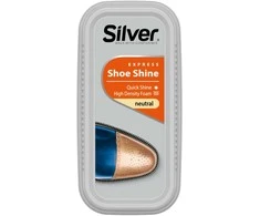 SILVER Kempinėlė batų valymui Sidabrinis, bespalvė