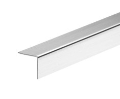 Cezar PVC kampinis profiliuotis W-PC-K2020-152-275, sidabrinės sp., 2750 x 20 x 20 mm