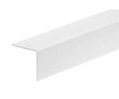 Cezar PVC kampinis profiliuotis W-PC-K3030-101-275, baltos sp., 2750 x 30 x 30 mm