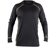 Vyriški termo marškinėliai CAT, pašiltinti, juodos spalvos, 2XL dydis