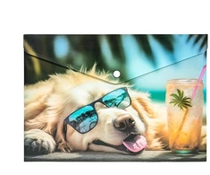 Panta_Plast Aplankas Panta Plast A4 CHILLOUT DOG