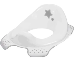 Mokomasis tualeto dangtis Keeeper Stars Cosmic, balta sp., 15 cm x 30 cm x 40 cm