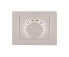 LED lempų (5-150W) šviesos reguliatorius VILMA XP 500 su rėmeliu, baltas