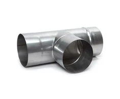 Ar trīs zariem skurstenis Wadex, 100 mm, 90 °