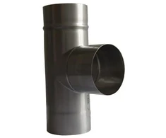 Ar trīs zariem skurstenis Wadex, 120 mm, 90 °