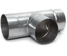 Ar trīs zariem skurstenis Wadex, 120 mm, 90 °