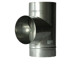 Trišakis kaminams Wadex, 180 mm, 90 °