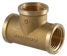 Ar trīs zariem TDM Brass 205, 1/4 collas – iekšējā vītne, 1/4"