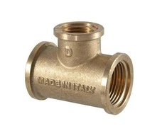 Trišakis TDM Brass 206, 3/4 colio - vidinis sriegis / 1 colis - vidinis sriegis, 1" x 3/4" x 1"