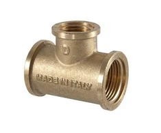 Trišakis TDM Brass 206, 3/4 colio - vidinis sriegis / 1 colis - vidinis sriegis, 1" x 3/4" x 1"