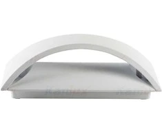 Sieninis šviestuvas Āra griestu lampa Kanlux Biso LED EL 8W-W, 8W, LED, IP54, balta krās., 8 - 22 cm x 9 cm