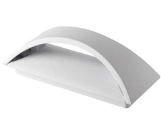 Sieninis šviestuvas Āra griestu lampa Kanlux Biso LED EL 8W-W, 8W, LED, IP54, balta krās., 8 - 22 cm x 9 cm