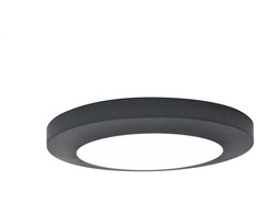 Sieninis šviestuvas Lubinis lauko šviestuvas Lutec Kayah, 16.5W, LED, IP54, tamsiai pilka sp., 30.5 cm x 4 cm