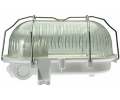 Lubinis šviestuvas Šviestuvas Pawbol OWAL60 D.3166, 60W, E27, IP44, baltas
