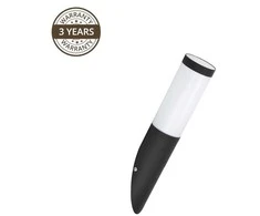 Sieninis šviestuvas Āra sienas lampa Domoletti DH021, 23W, E27, IP44, balta krās./melna krās., 7.6 cm x 40 cm