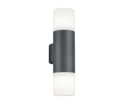 Lauko sieninis šviestuvas Domoletti Orte 14216-2, 40W, E27, IP44, juodas, 8,5 cm x 33 cm