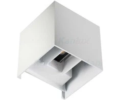 Sieninis šviestuvas Kinkiet Kanlux LED REKA EL 7W-L-W 500lm 4000K balta 28992