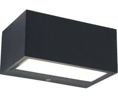 Sieninis šviestuvas Sieninis lauko šviestuvas Lutec Clgemini 1891S, 9W, LED, IP54, pilka sp., 7 cm x 10 cm