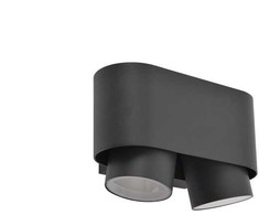 Sieninis šviestuvas Šviestuvas Lutec CYPRES 6604003118. 7W. 2XGU10. IP44