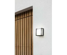 Sieninis šviestuvas Šviestuvas Lutec QUBO 5195401118, 9.5W, LED, IP54, antracito