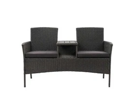 Lauko suolas Domoletti Hugo 53000010189, juodas, 138 cm x 61 cm x 86 cm