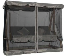 Lauko sūpynės Domoletti HC-998D, pilkos spalvos, 202 cm x 114 cm x 169 cm