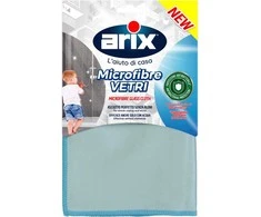 Arix Mikropluošto šluostė langams antibakterinė, 1 vnt., 12,