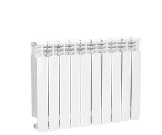 Armatura Kra Radiators KFA Armatura G500F 789-060-44, 48 cm x 57.3 cm, sānu pieslēgums, 672 W, balta krās.
