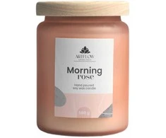 Artflow Aromatinė žvakė MORNING ROSE Rožinė 580gr