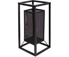 Bikuva.lt Žibintas Livio metalinis 20x20x40cm juoda