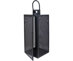 Artflow Lanterne Aura metalinė 21x20x53cm Juoda