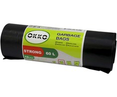 Šiukšlių maišai Okko Strong, 60 l, 10 vnt.